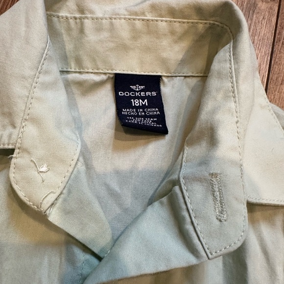 18 Month Boy Dress Shirt Bundle Dockers and Chaps - Picture 2 of 6